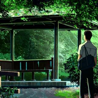 The Garden of Words UHD wallpaper