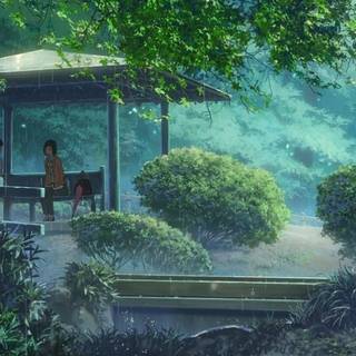 The Garden of Words UHD wallpaper