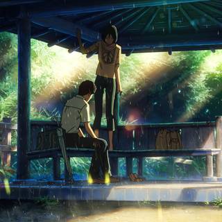 The Garden of Words UHD wallpaper