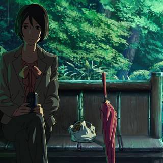 The Garden of Words UHD wallpaper