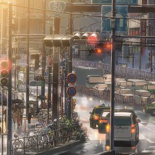 The Garden of Words UHD wallpaper