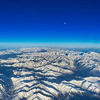 French Alps winter wallpaper