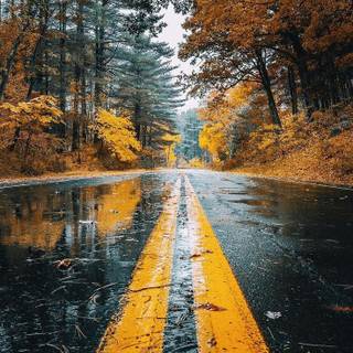 Autumn iPhone 16 wallpaper