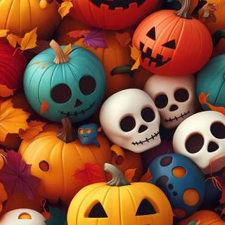 Halloween iPhone 16 wallpaper