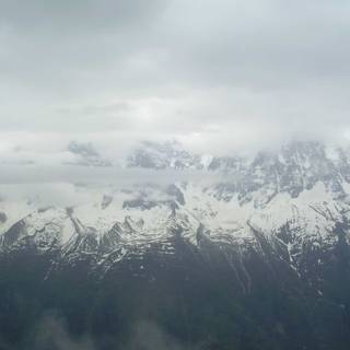 French Alps winter wallpaper