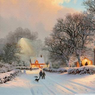 Tablet winter wallpaper