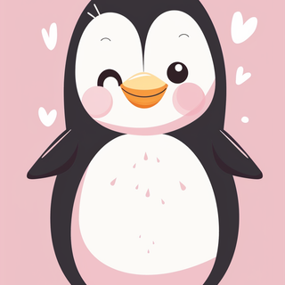 Penguin 4k iPhone wallpaper