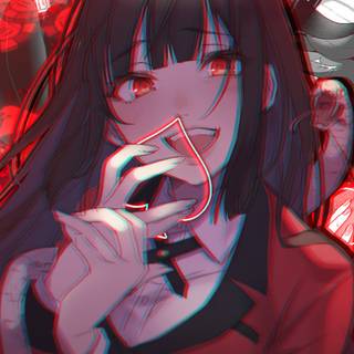 Yumeko Jabami 4k iPhone wallpaper