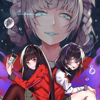 Yumeko Jabami 4k iPhone wallpaper