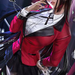Yumeko Jabami 4k iPhone wallpaper