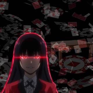 Yumeko Jabami 4k iPhone wallpaper