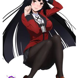 Yumeko Jabami 4k iPhone wallpaper