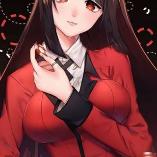 Yumeko Jabami 4k iPhone wallpaper
