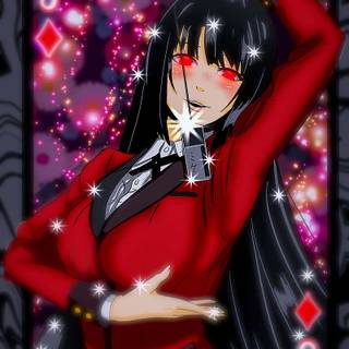 Yumeko Jabami 4k iPhone wallpaper