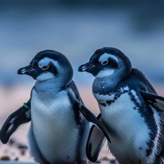 Penguin 4k iPhone wallpaper