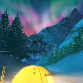 Winter vertical 4k wallpaper