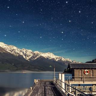 Winter vertical 4k wallpaper