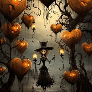 I heart Halloween wallpaper