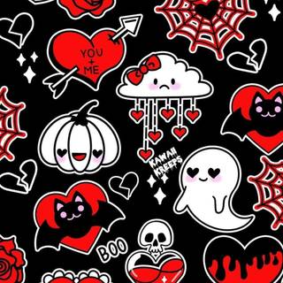 I heart Halloween wallpaper