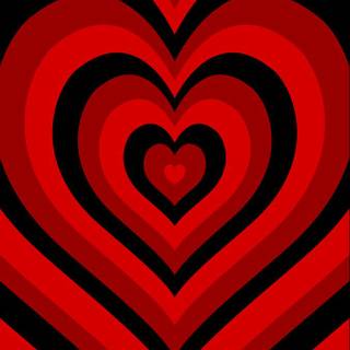 Dark red heart aesthetic wallpaper