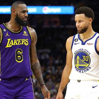 Lebron James and Stephen Curry wallpaper