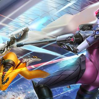 Overwatch Widow wallpaper