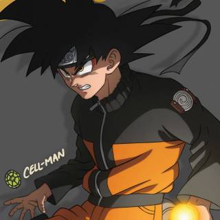 Naruto and Goku desktop wallpaper