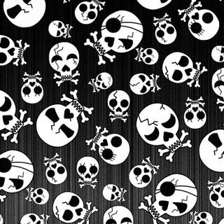 iPhone Halloween skull wallpaper