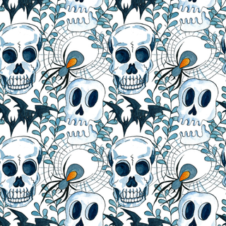 iPhone Halloween skull wallpaper