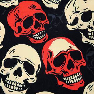 iPhone Halloween skull wallpaper