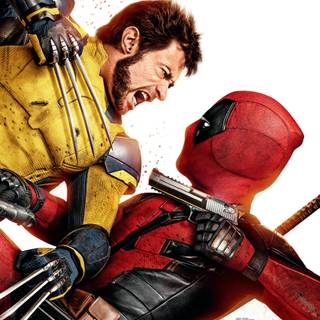 Deadpool and Wolverine characters wallpaper