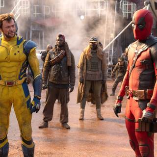 Deadpool and Wolverine characters wallpaper