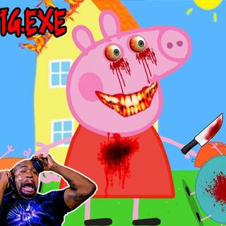 Cursed Peppa Pig wallpaper