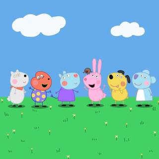 Cursed Peppa Pig wallpaper