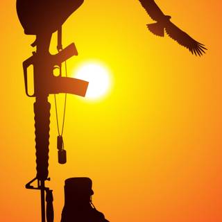 Fallen warrior wallpaper