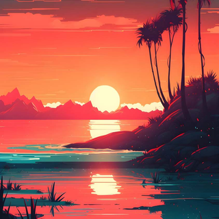 Chill sunset wallpaper