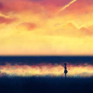 Chill sunset wallpaper