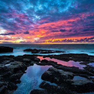 Chill sunset wallpaper