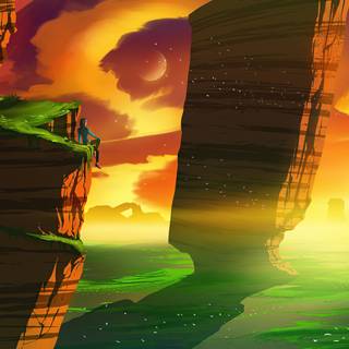 Chill sunset wallpaper