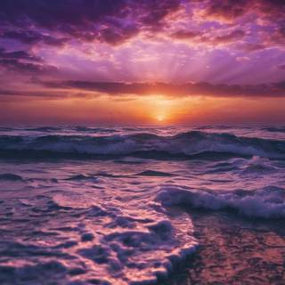 Chill sunset wallpaper