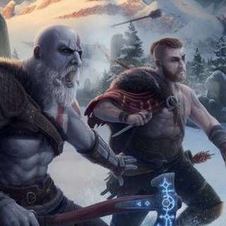 Kratos Ragnarok wallpaper