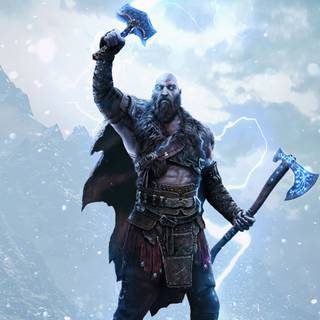 Kratos Ragnarok wallpaper