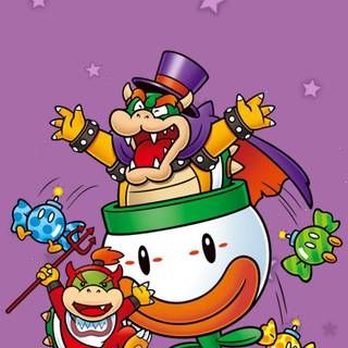 Mario Halloween iPhone wallpaper