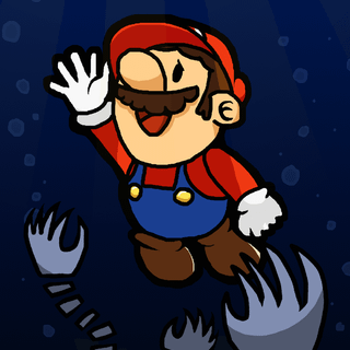Mario Halloween iPhone wallpaper