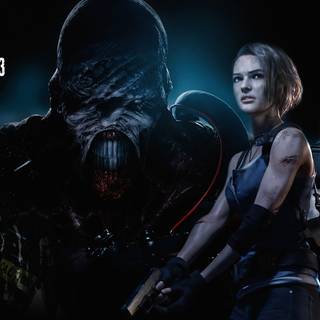 Desktop 4k Resident Evil 3 Nemesis wallpaper