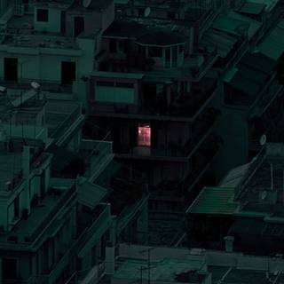 Dark green minimal wallpaper