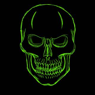 Skull minimalist wallpaper