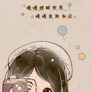 Cute Chinese cartoon girl wallpaper