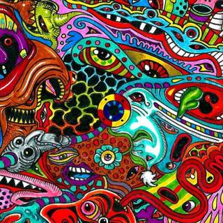 Cool trippy Tumblr wallpaper