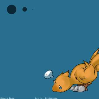 Minimalist Chocobo wallpaper